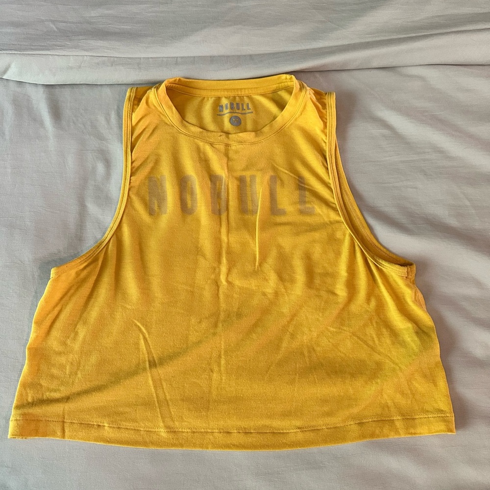 NOBULL Vibrant Yellow Crop Top